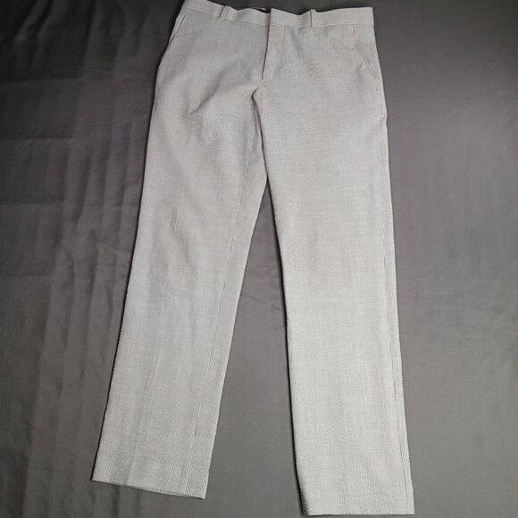 Perry Ellis Other - Perry Ellis Seersucker Pants Mens 32x32 Slim Classic Cotton Striped Golf Preppy